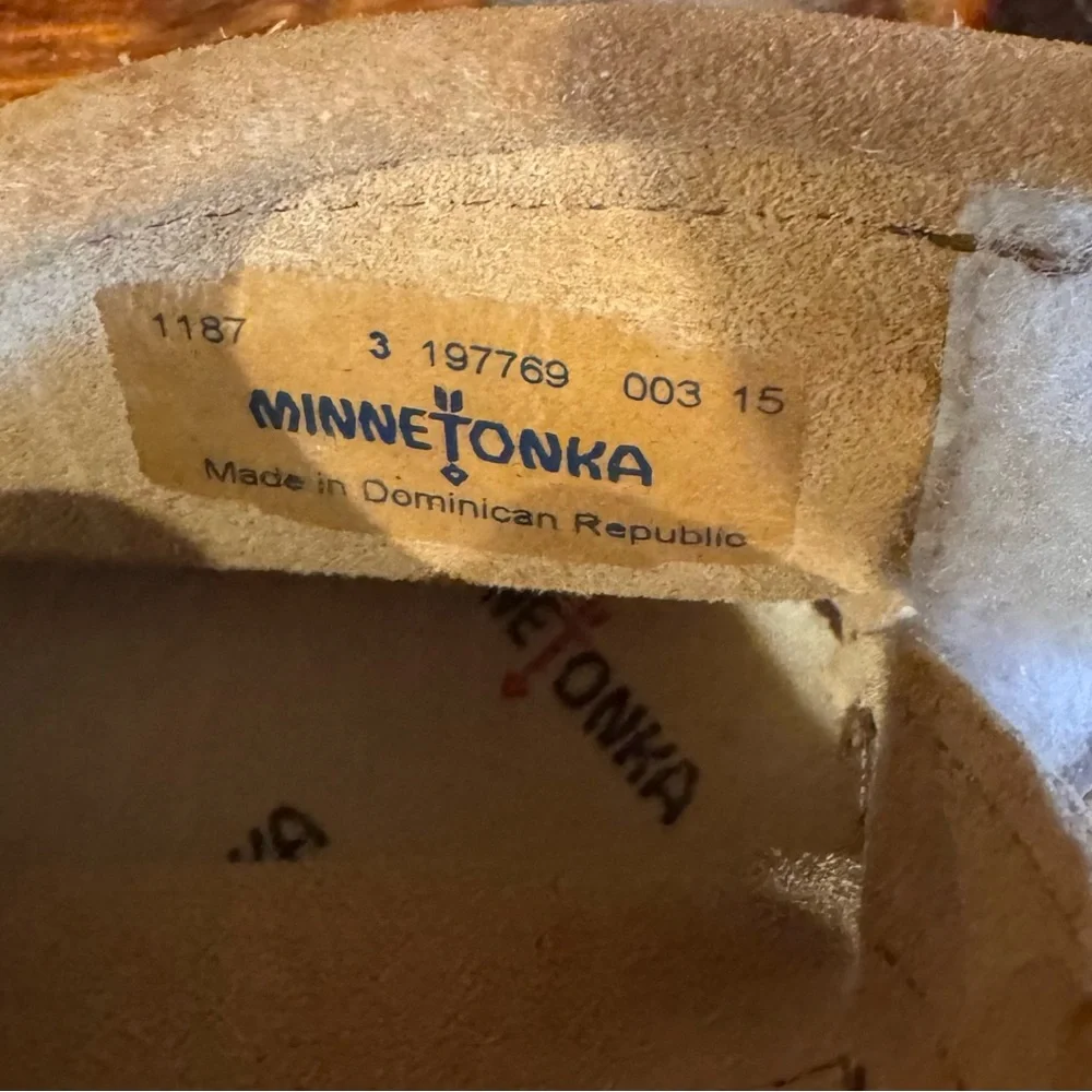 Infants Minnetonka Back Flap Bootie
